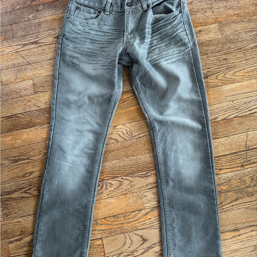 Style & Co. Gray Slim Jeans with Vintage Appeal